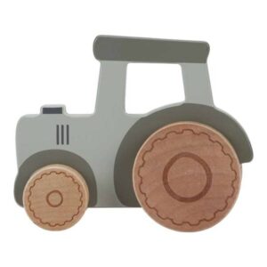 Little Dutch drewniane autko traktor Little Farm, zabawka dla dziecka.