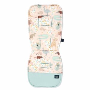 La Millou Organic Stroller Pad Dundee & Firends Pink Velvet Smoke Mint Jersey Collection