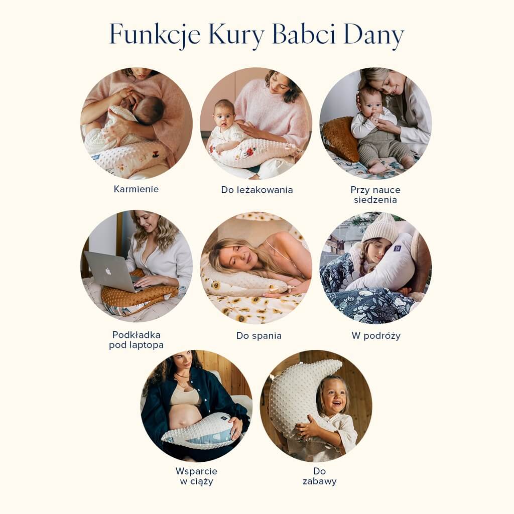 La millou Poduszka Kura Babci Dany Velvet