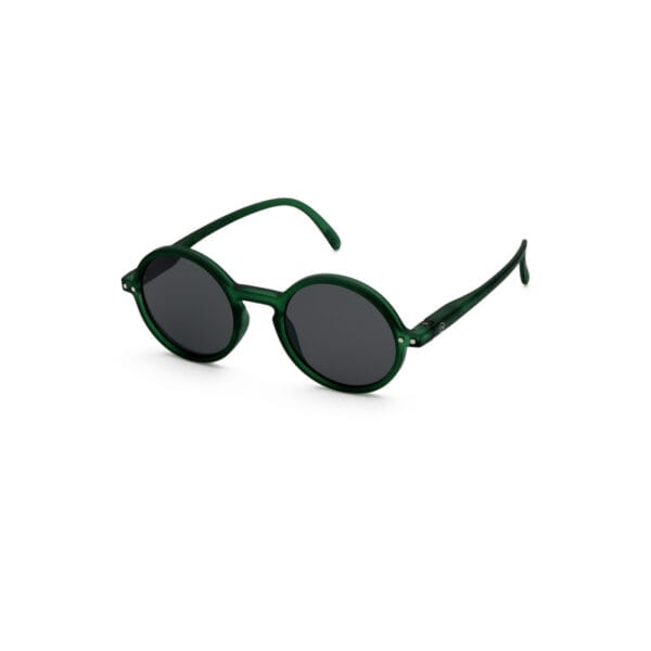 Izipizi Okulary przeciwsłoneczne dla dzieci Junior Sun #G Green Crystal Grey Lenses