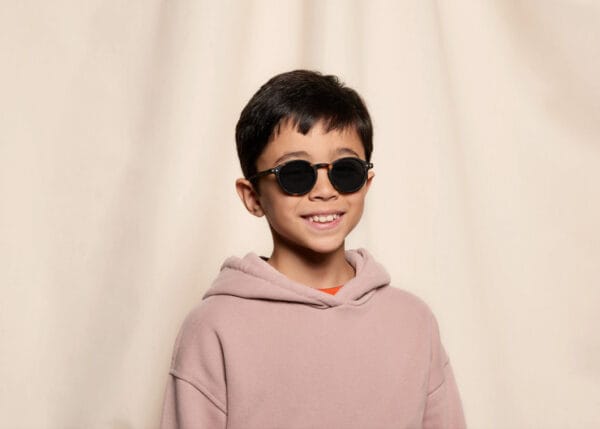 Izipizi Okulary przeciwsłoneczne dla dzieci Junior Sun #D Joyful Cloud Palm Green Lenses