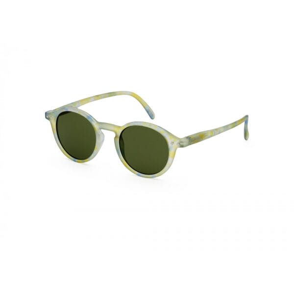 Izipizi Okulary przeciwsłoneczne dla dzieci Junior Sun #D Joyful Cloud Palm Green Lenses