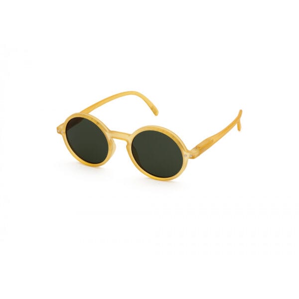 Izipizi Okulary przeciwsłoneczne dla dzieci Junior Sun #G Yellow Honey Green Lenses