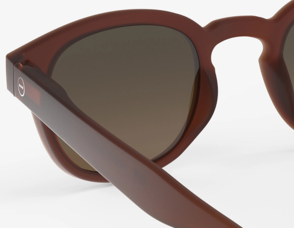 Izipizi Okulary przeciwsłoneczne dla dorosłych Sun #C Mahogany