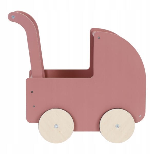 Little Dutch Drewniany wózek dla lalek z pościelą FSC LD7096