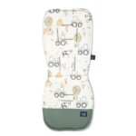 La Millou Organic Jersey Stroller Pad ABC Farm wkładka do wózka
