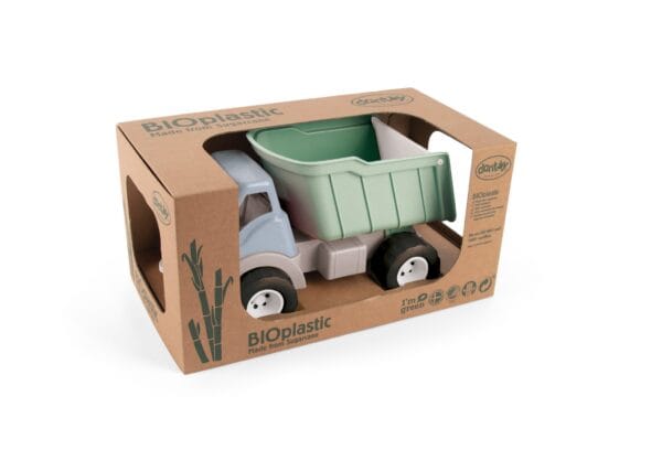 Dantoy Bio auto wywrotka green, zabawka z Bioplastiku