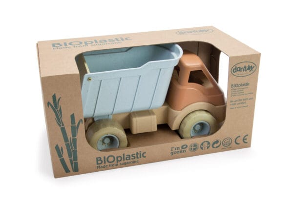 Dantoy Bio auto wywrotka blue, zabawka z Bioplastiku