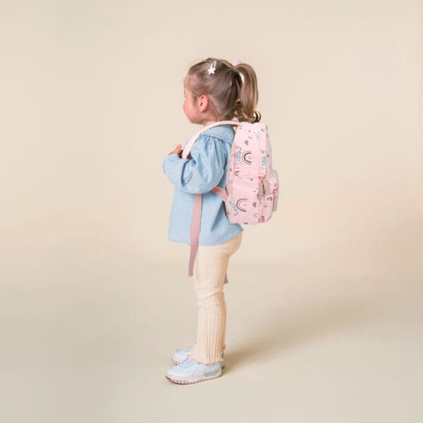 Kidzroom Plecak dla dziecka Mini Rainbow Pink
