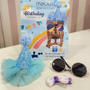 Inkari Zestaw akcesorii ozdobnych dla alpaki Birthday