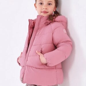 Mayoral kurtka zimowa różowa dla dziewczynki 0415