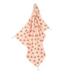 La Millou Bambusowy Otulacz Mgiełka M Heartbeat Pink