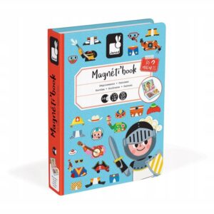 Janod Magnetyczna układanka Kostiumy Chłopiec Magnetibook J02719