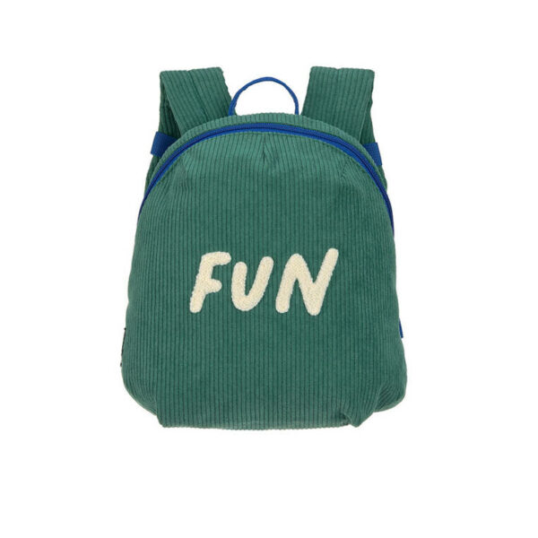 Lassig Plecak mini sztruks Little Gang Fun ocean green