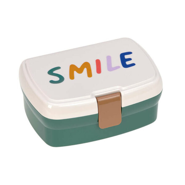 Lassig Zestaw Lunchbox + Tritanowa butelka Little Gang Smile