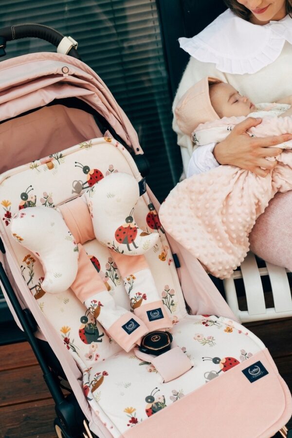 La Millou Wkładka do wózka Jersey Mom Cherie, Stroller Pad - obrazek 2