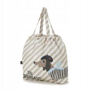 La Millou torba Shopper Bag Pierre the Dog z kieszonką na ramię do wózka