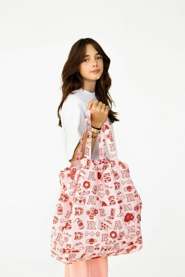 Torba Shopper Bag L L La Millou X LALA Dreams Pink