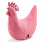 La Millou poduszka Kura Babci Dany Velvet Florida Pink
