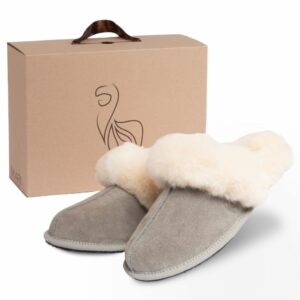 Inkari Kapcie z wełny alpaki, Slippers Silver