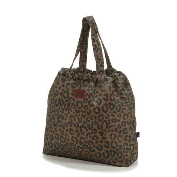 La Millou Torba Shopper Bag L Leopard Choco by Magdalena Lamparska