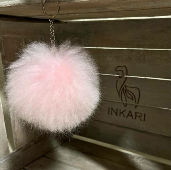 Inkari Brelok do kluczy Cotton Candy kulka z wełny alpaki