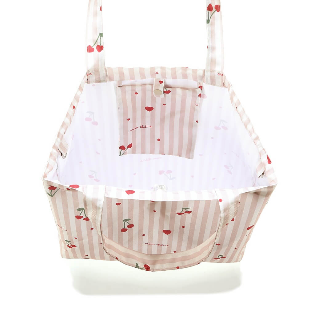 La Millou Torba Shopper Bag z kieszonką Mom Cheri na ramię