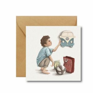 HI LITTLE Kartka na szóste urodziny z Vanem KO076