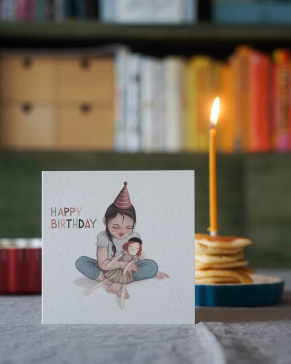 HI LITTLE Kartka na urodziny Happy Birthday Girl KO088