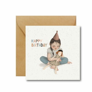 HI LITTLE Kartka na urodziny Happy Birthday Girl KO088