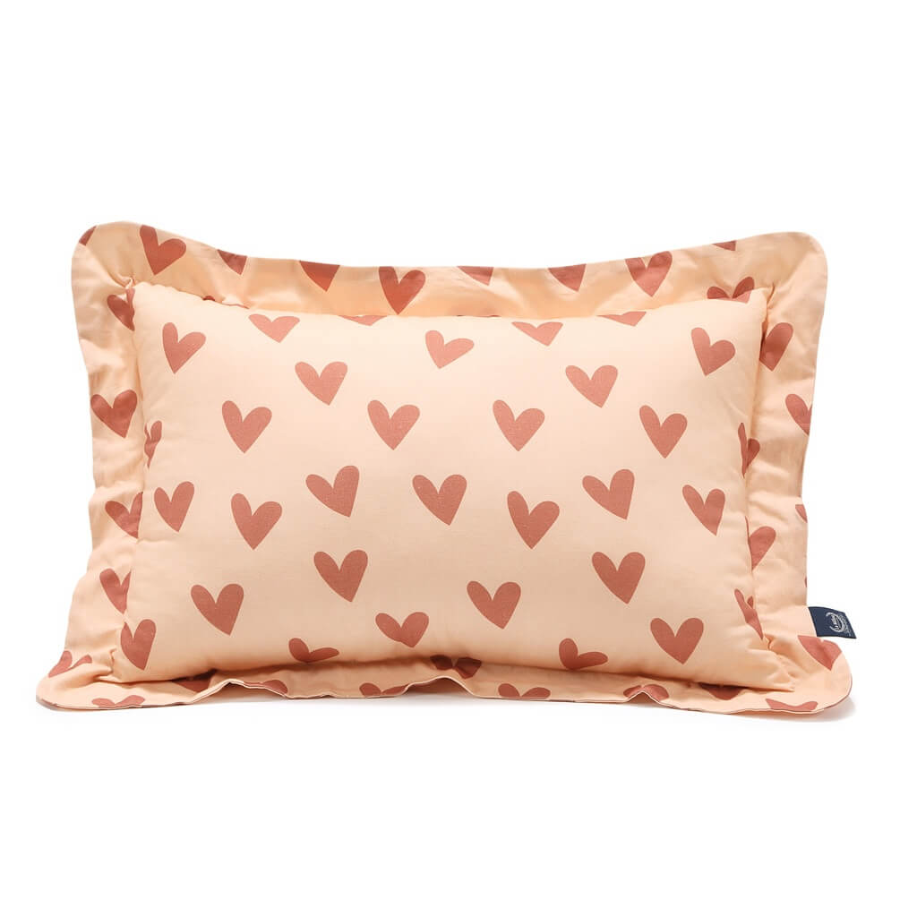 La Millou Komplet Pościeli bawełnianej XXL Heartbeat Pink