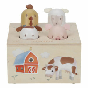 Little Dutch drewniana zabawka pop-up Little Farm LD7156