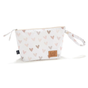 La Millou Kosmetyczka wodoodporna Heartbeat Beige XL