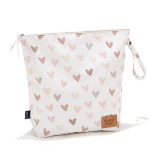 La Millou Kosmetyczka wodoodporna Heartbeat Beige XL