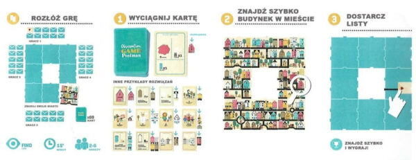 Londji Gra obserwacyjna dla dzieci, Postman - Listonosz