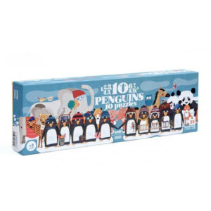 Londji Puzzle dla dzieci, nauka liczenia, Pingwinki