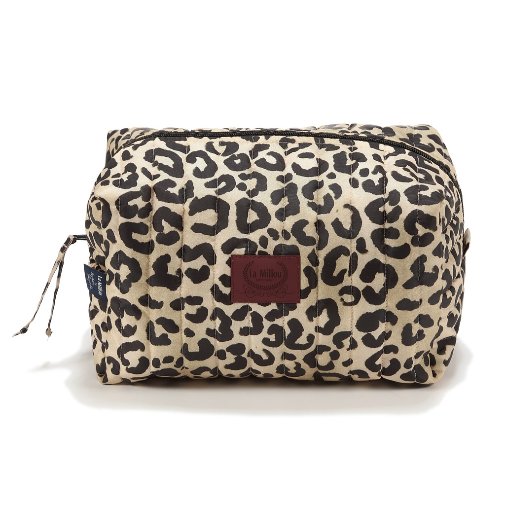 La Millou Kosmetyczka Ortalion Leopard Cream by Magdalena Lamparska