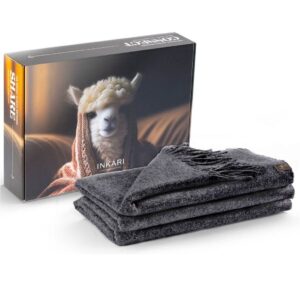 Inkari Koc Narzuta XL Elegante Charcoal