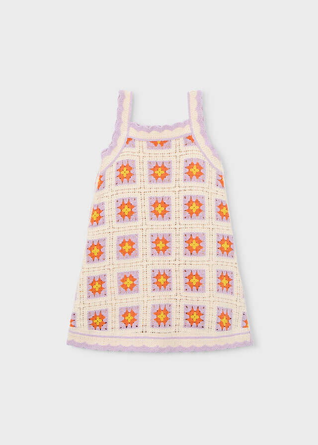 Mayoral Sukienka letnia crochet dla dziewczynki 3935-67