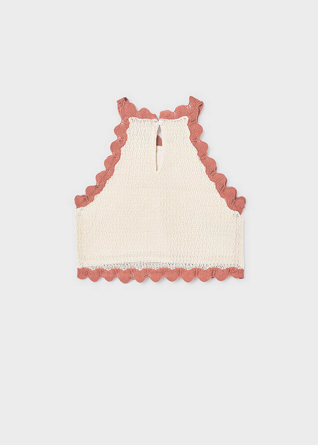 Mayoral Top dziewczęcy trykot flowers 6021-34