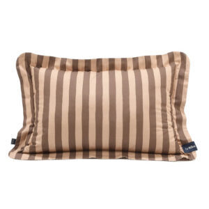 La Millou Poduszka do spania bawełna Stripes Brown XL