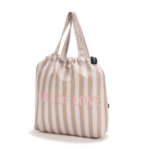La Millou Torba Shopper Bag L Stripes Beige
