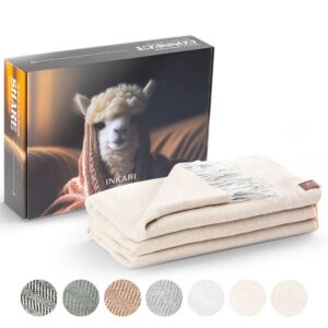 Inkari Koc Narzuta Fishbone Beige Silver