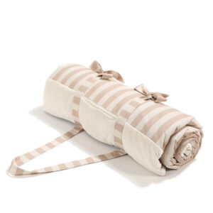 La Millou Koc Piknikowy, mata Stripes Beige XXL