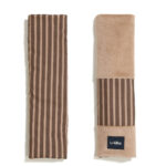 La Millou Ochraniacz na pasy bawełna velvet Stripes Brown