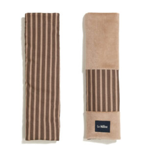 La Millou Ochraniacz na pasy bawełna velvet Stripes Brown