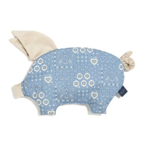 La Millou Poduszka Sleepy Pig Velvet Bandana Denim