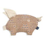 La Millou Poduszka Sleepy Pig Velvet Bandana Mocca
