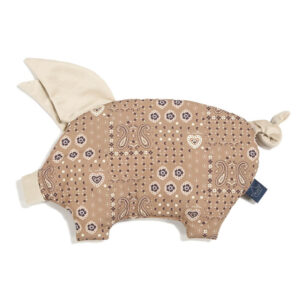 La Millou Poduszka Sleepy Pig Velvet Bandana Mocca