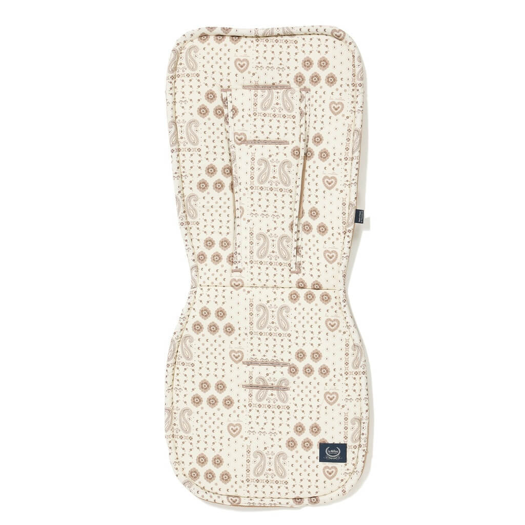 La Millou Wkładka do wózka Bawełna Velvet Multi Bandana Cream